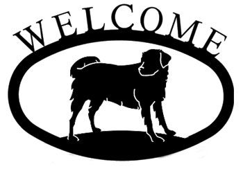 Dog - Welcome Sign Large