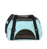 Foldable Soft Pet Carrier Tote Bag for Dogs and Cats (46*24.5*33cm, BLUE)