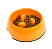 Pet Supplies Pet Bowl Dogs/Cats Bowl Slow Food Bowl Orange, Large