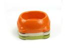 Bamboo Fiber Cute Pet Bowl for Dogs Cats (16*14*7.5 cm)
