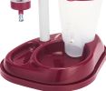 Automatic Dog Drinking Device Pet Water Bottle Feeder RED