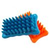 Pet Cleaning Supplies--Rubber Grooming Brush,Cat/Dog Bathing Brush,Random Colors