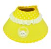 Candy Color Dog Wound Healing Elizabeth Protective Collar YELLOW, S