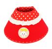 Candy Color Dog Wound Healing Elizabeth Protective Collar RED, M