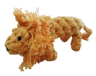 Knot Rope Ball Chew Dog Puppy Toy Pet Chew Toy Cute Lion