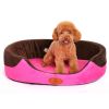 Skin Soft and Warm Pet House Dog Cat Pet Bed Puppy sofa, Blue 48*37*14 CM