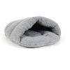 Four Seasons General Soft Dog Cat Pet Bed,Cat Sleeping Bag(20" * 16" * 14"),GRAY