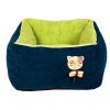[Square Army Green] Faddish & Soft Pet Nest,Deep Sleep Cat Bed (45*45*27CM)