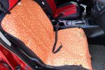 [Orange Clouds]Waterproof Solid Color Single Seat Dog Car Seat Cover (21"Wx41"L)