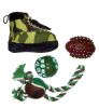 4 Piece Hunter Camouflage Themed Pet Toy Set