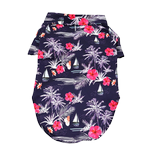 Hawaiian Camp Shirt -Moonlight Sails (Size: XX-Small)